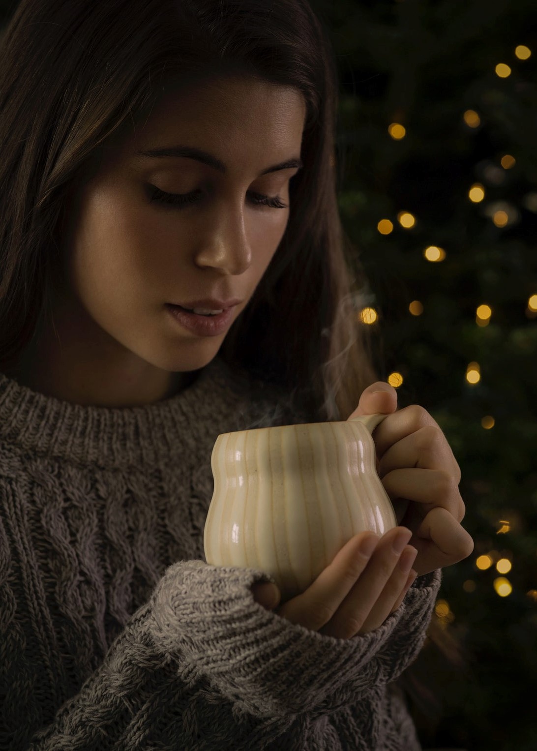 Eggnog latte με καφέ και μπαχαρικά