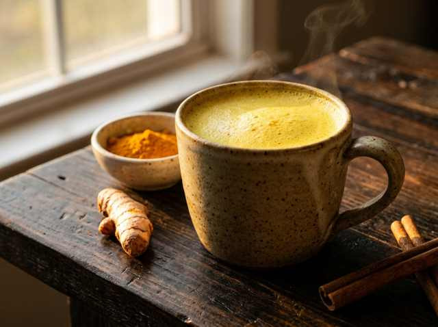 Ζεστό ρόφημα με κουρκουμά: απλή συνταγή για golden milk