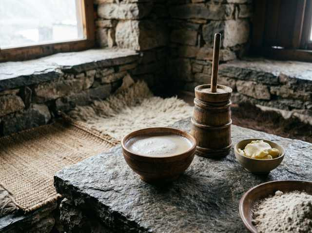 Po Cha: το θιβετιανό τσάι με αλάτι και βούτυρο