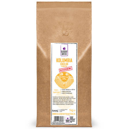 Decaffeinated bean coffee Colombia Excelso 1 kg