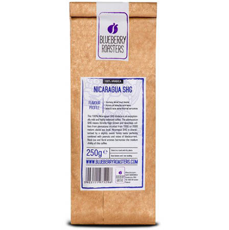 Zrnková káva Nikaragua SHG 250 g