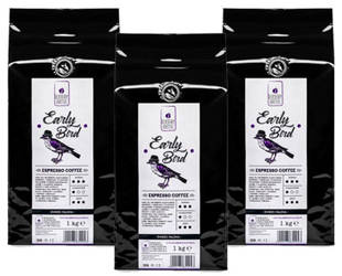 Σετ κόκκων καφέ Early Bird 3x1kg  - για espresso και americano