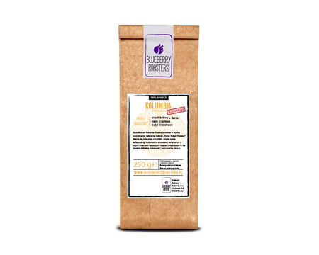 Zrnková káva bez kofeinu Kolumbie Excelso 250 g