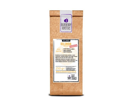 Colombia Excelso decaffeinated coffee beans 250g