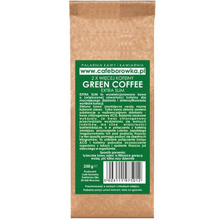 Green Coffee Bean Extra Slim 250 g