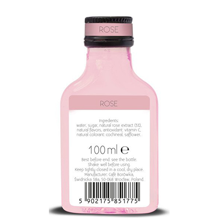 Σιρόπι εσπρέσο τριαντάφυλλου 100 ml