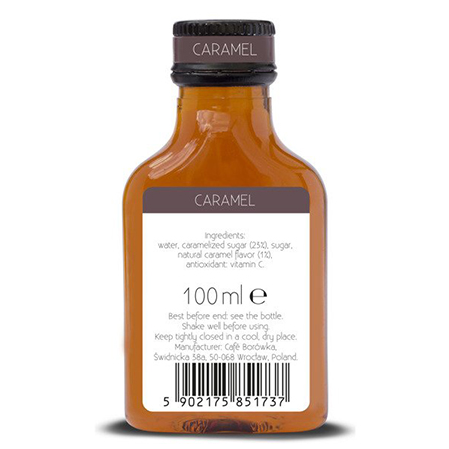 Syrop karmelowy do kawy Espresso Syrup 100 ml