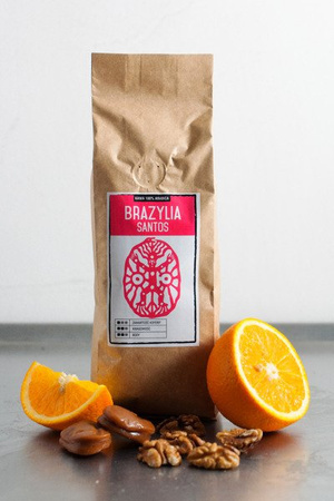 Zrnková káva Brazílie Santos 250 g