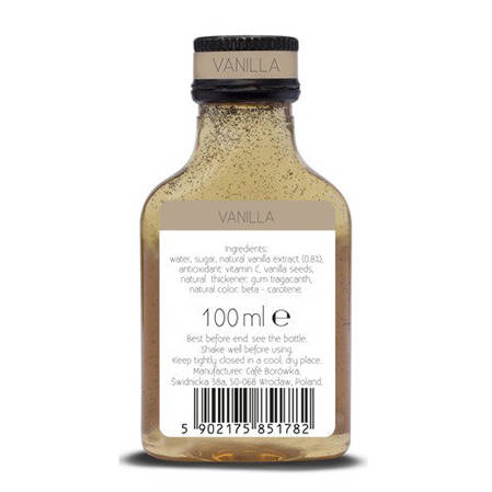Syrop waniliowy do kawy Espresso Syrup 100 ml