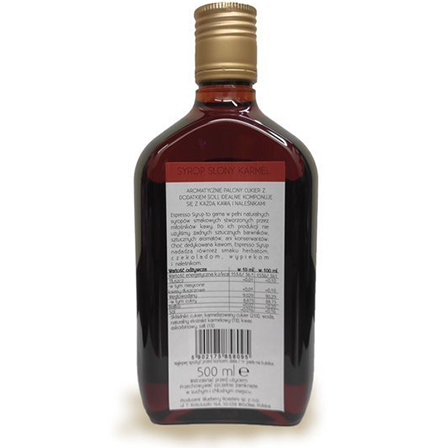 Syrop słony karmel do kawy Espresso Syrup 500 ml