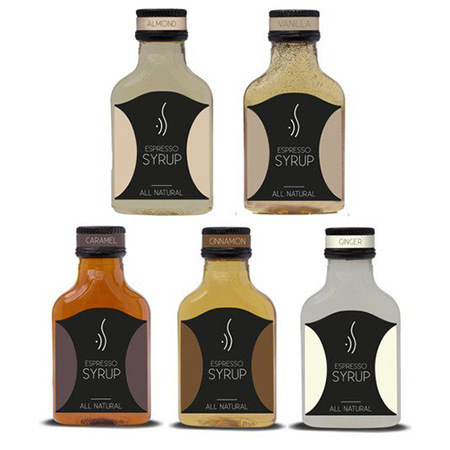 Σετ χειμερινών γεύσεων Espresso Syrup 5×100 ml