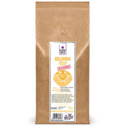 Zrnková káva bez kofeinu Kolumbie Excelso 1 kg