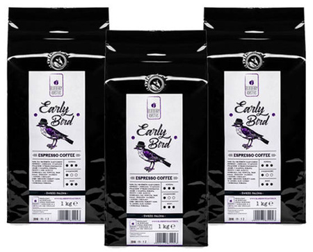 Early Bird Espresso 3x1 kg coffee set 