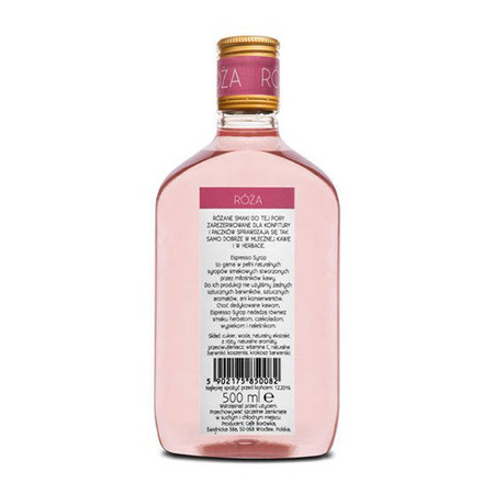 Syrop różany do kawy Espresso Syrup 500 ml