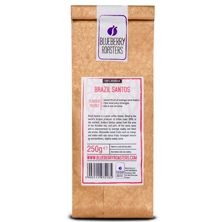Zrnková káva Brazílie Santos 250 g