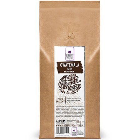 Blueberry Roasters Guatemala SHB — zrnková káva 100% Arabica, 1 kg