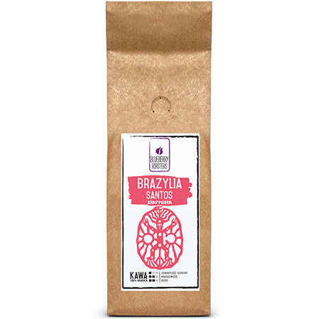 Zrnková káva Brazílie Santos 250 g