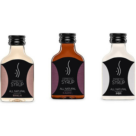 Klasyczny zestaw syropów do kawy Espresso Syrup 3 × 100 ml