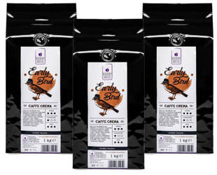 Early Bird Caffe Crema 3x1 kg coffee set