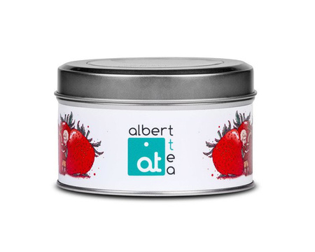 Albert Tea Strawberry Sensation – puszka 80 g