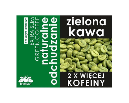 Zelená zrnková káva Ekstra slim Detox 1 kg